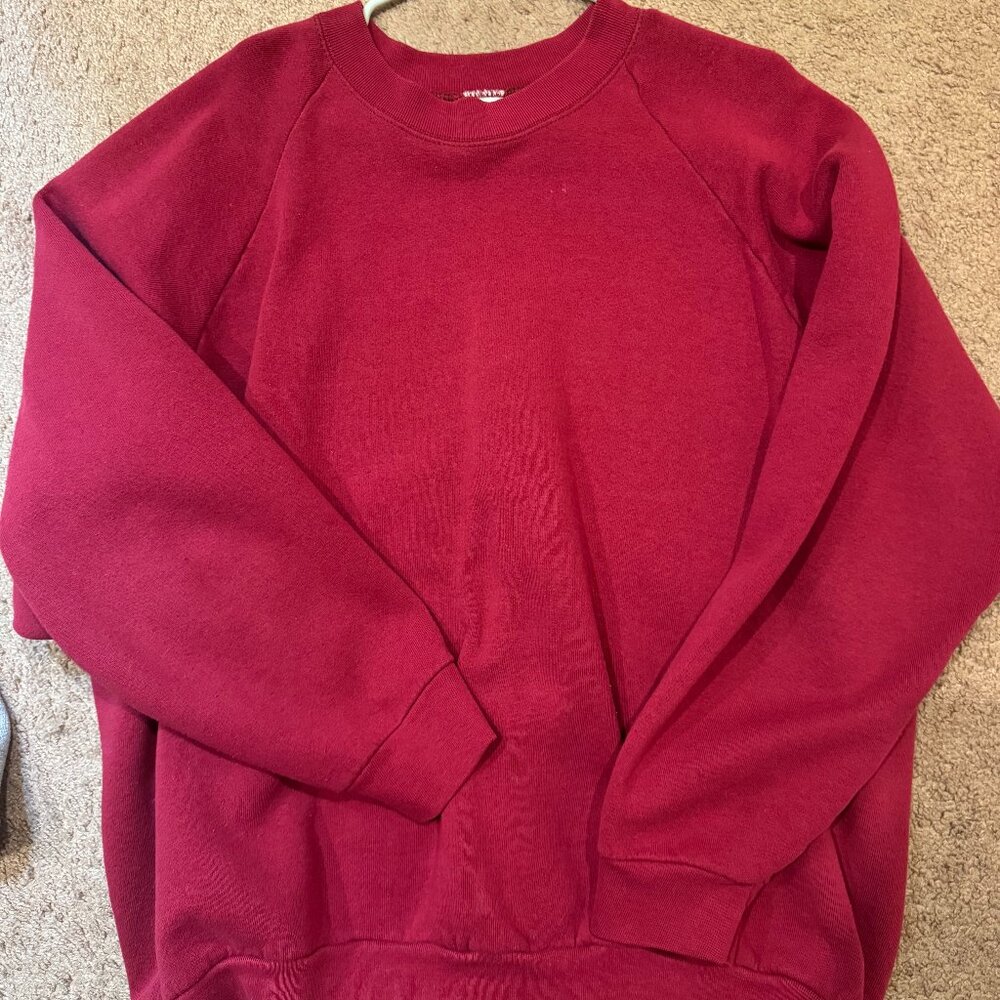 XXL Fruit of the Loom Red Crewneck